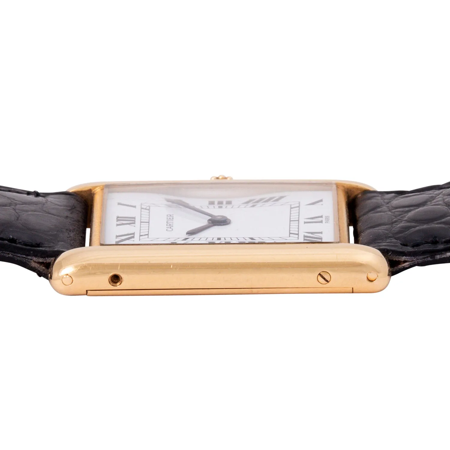 Cartier Tank 96065 24mm Yellow gold White 3