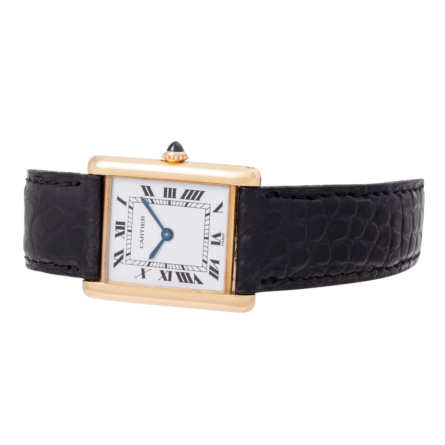 Cartier Tank 96065 24mm Yellow gold White 5