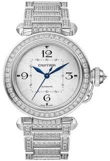 Cartier Pasha de Cartier WJPA0014 White gold Silver