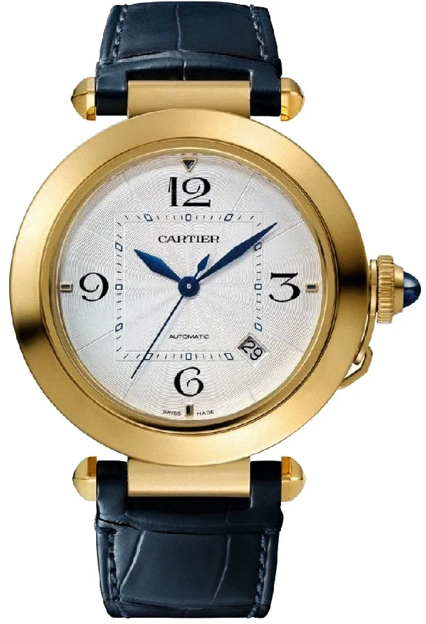 Cartier Pasha WGPA0007 41mm Yellow gold Silver