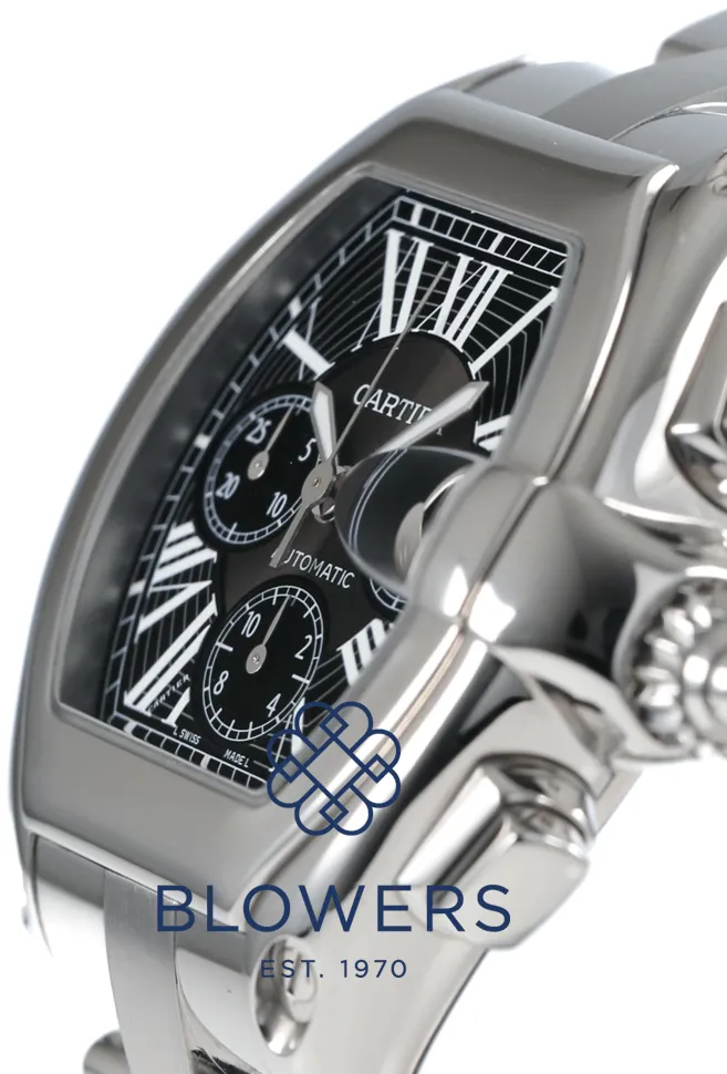 Cartier Roadster W62020X6 43mm Stainless steel Black 7