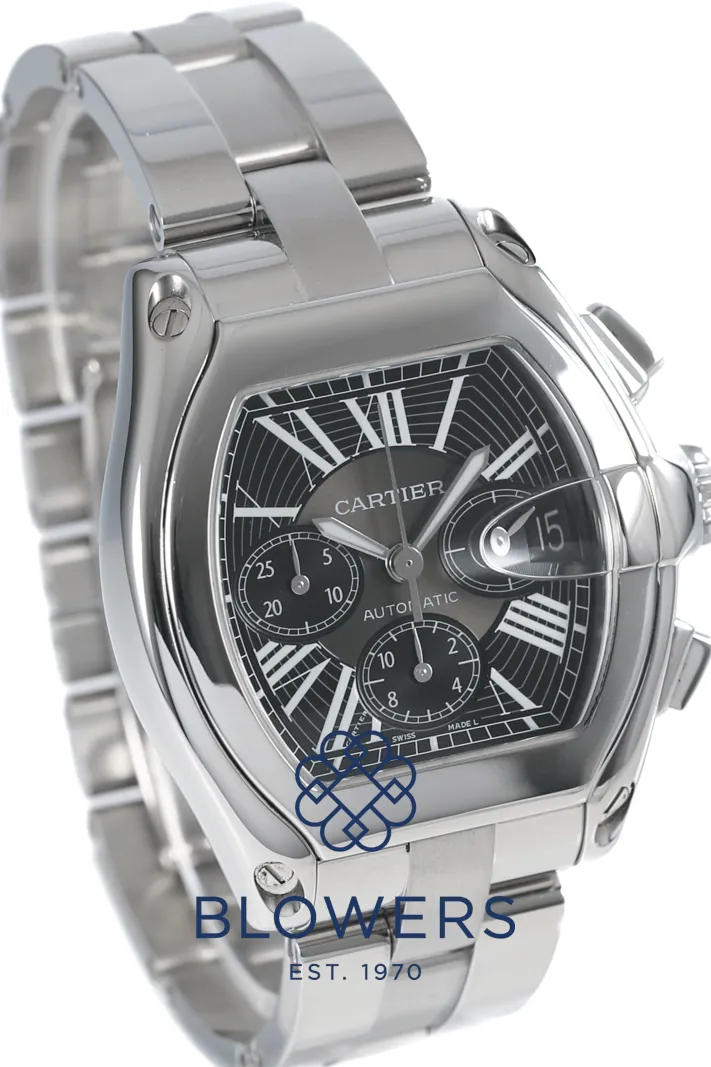 Cartier Roadster W62020X6 43mm Stainless steel Black 9