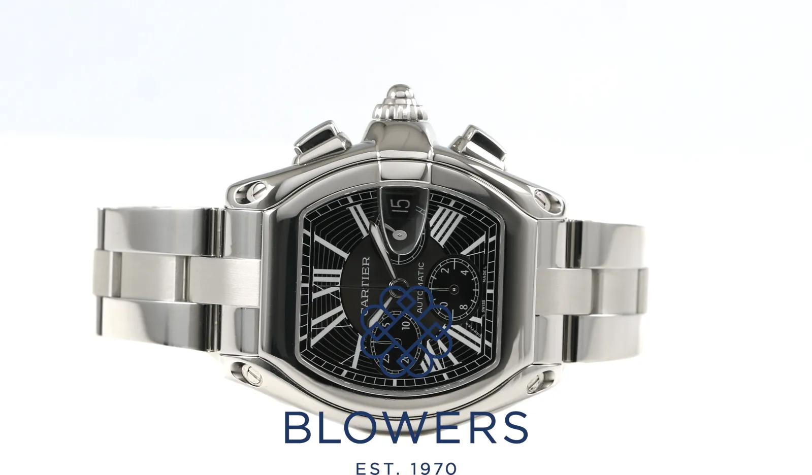 Cartier Roadster W62020X6 43mm Stainless steel Black 11