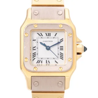 Cartier Santos Galbée 0901 White gold and Yellow gold White