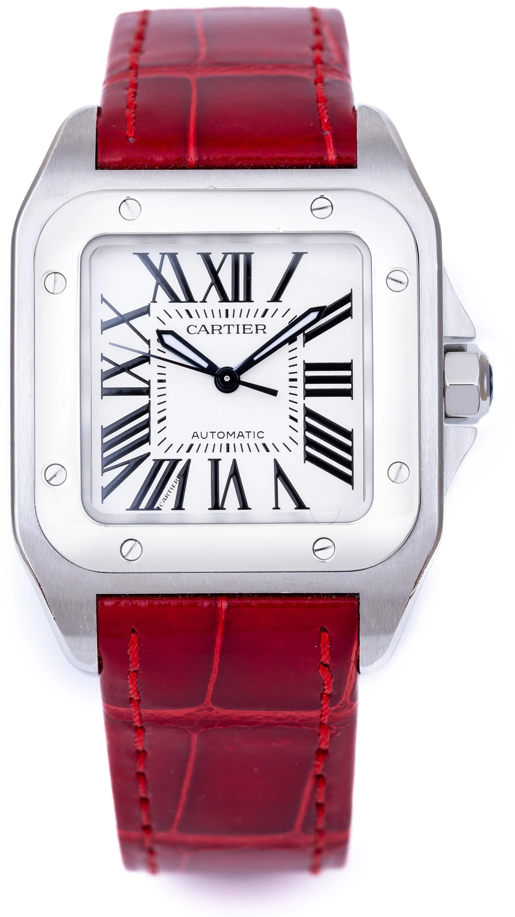 Cartier Santos 2878 33mm Stainless steel Silvered