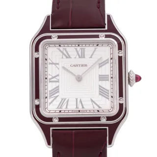 Cartier Santos Dumont WGSA0053 Platinum Silver