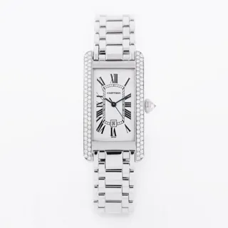 Cartier Tank 1726 White gold Silver