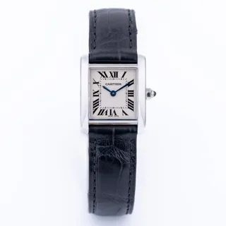 Cartier Tank 2403 20mm White gold White