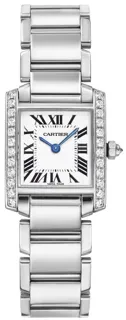 Cartier Tank Française WE1002S3 25mm White gold Silver