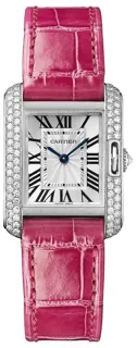 Cartier Tank WT100015 Diamond Silver