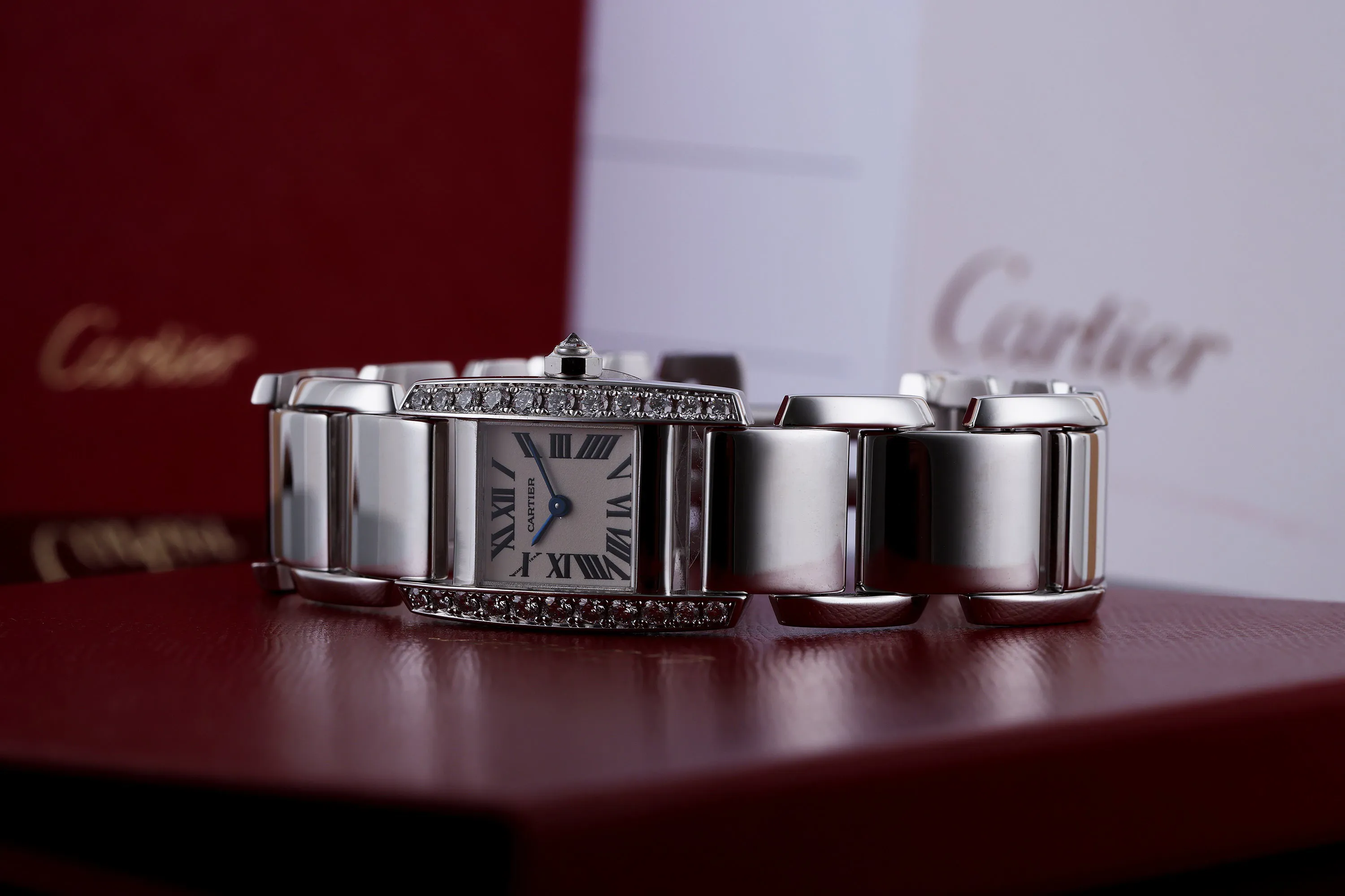 Cartier Tank Louis Cartier 2825 20mm White gold White 4