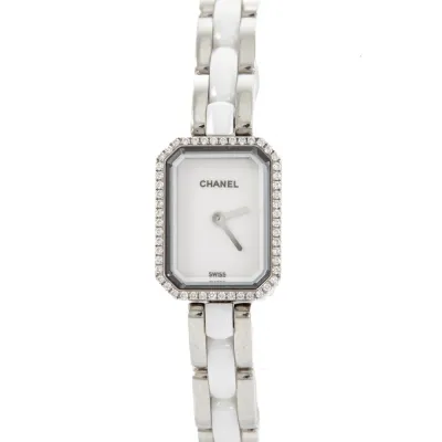 Chanel Première H2132 15mm Stainless steel White