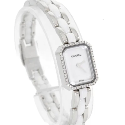 Chanel Première H2132 15mm Stainless steel White 1