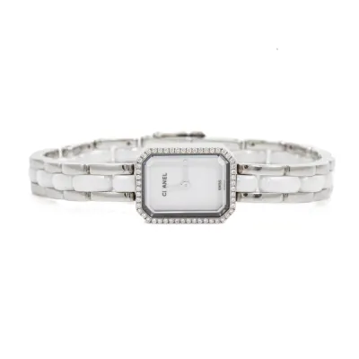 Chanel Première H2132 15mm Stainless steel White 2