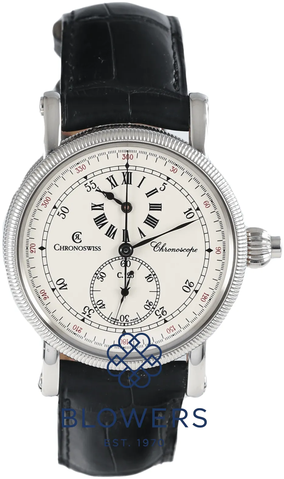 Chronoswiss Chronoscope CH 1523 38mm Stainless steel White