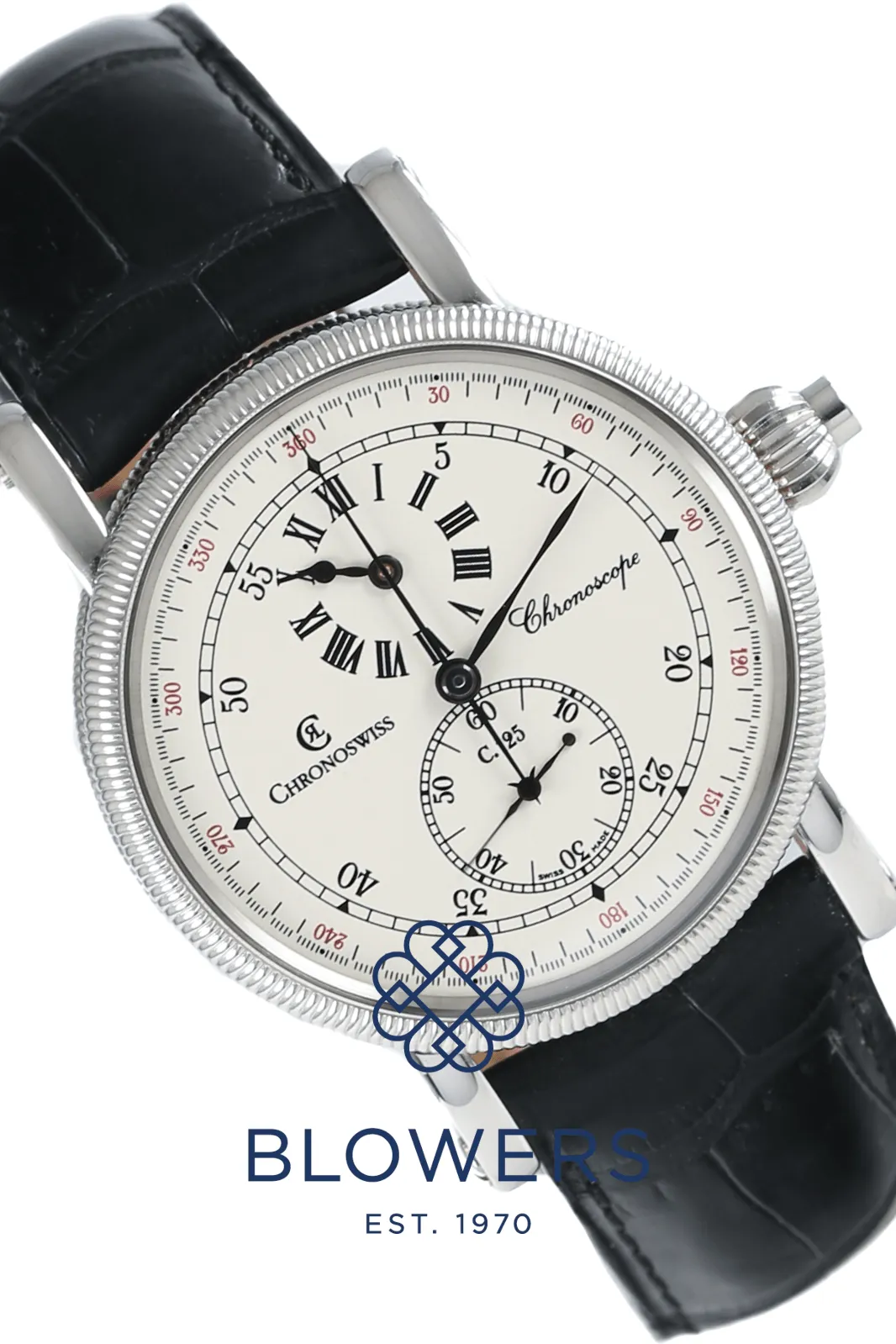 Chronoswiss Chronoscope CH 1523 38mm Stainless steel White 1