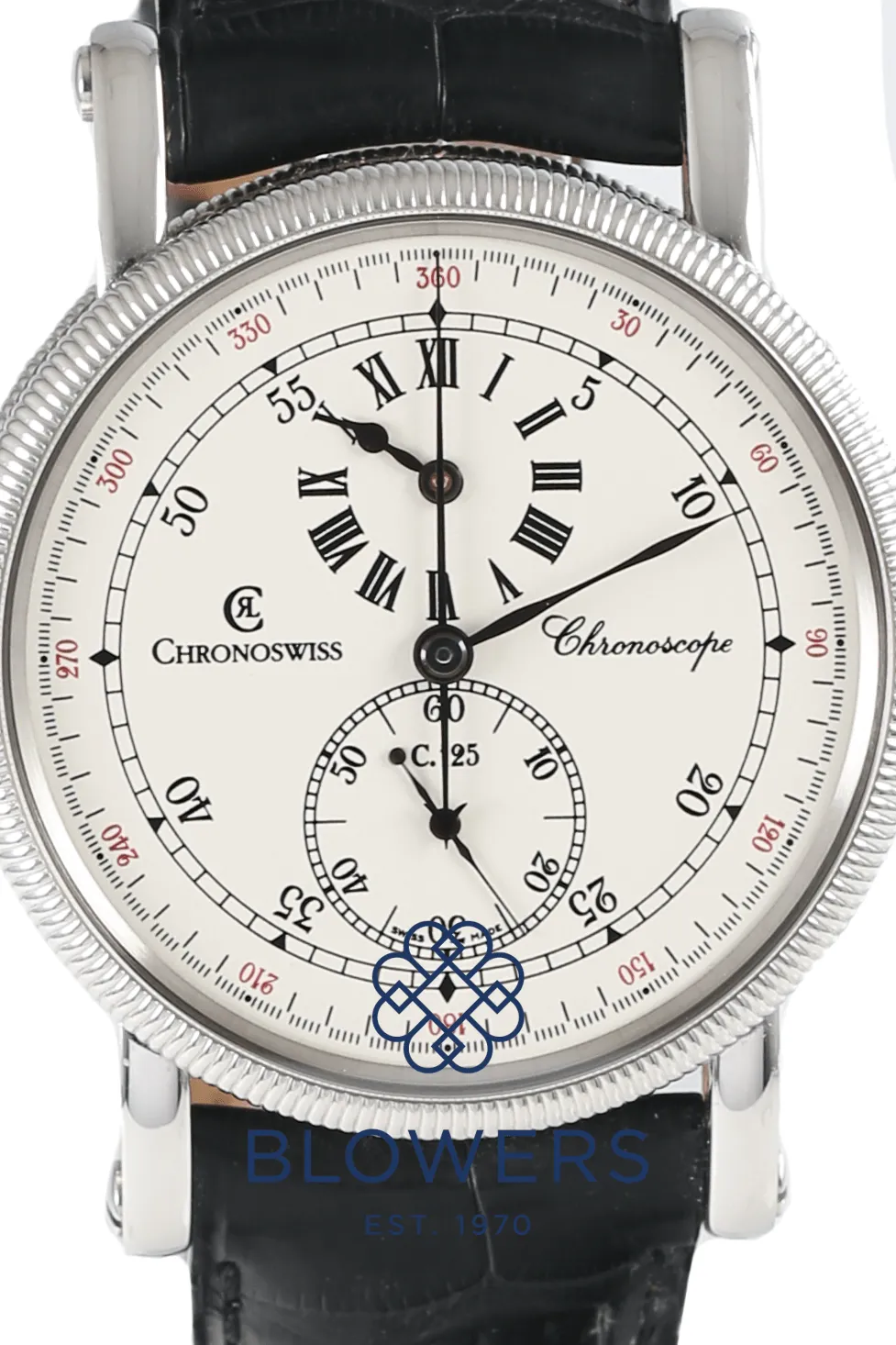 Chronoswiss Chronoscope CH 1523 38mm Stainless steel White 2