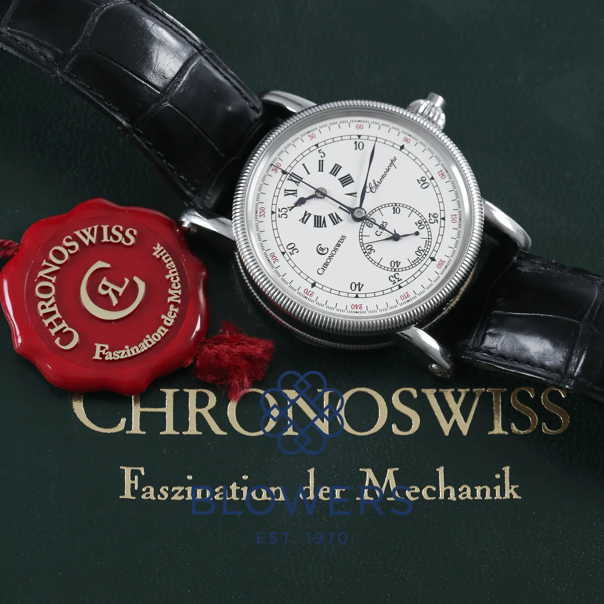 Chronoswiss Chronoscope CH 1523 38mm Stainless steel White 3