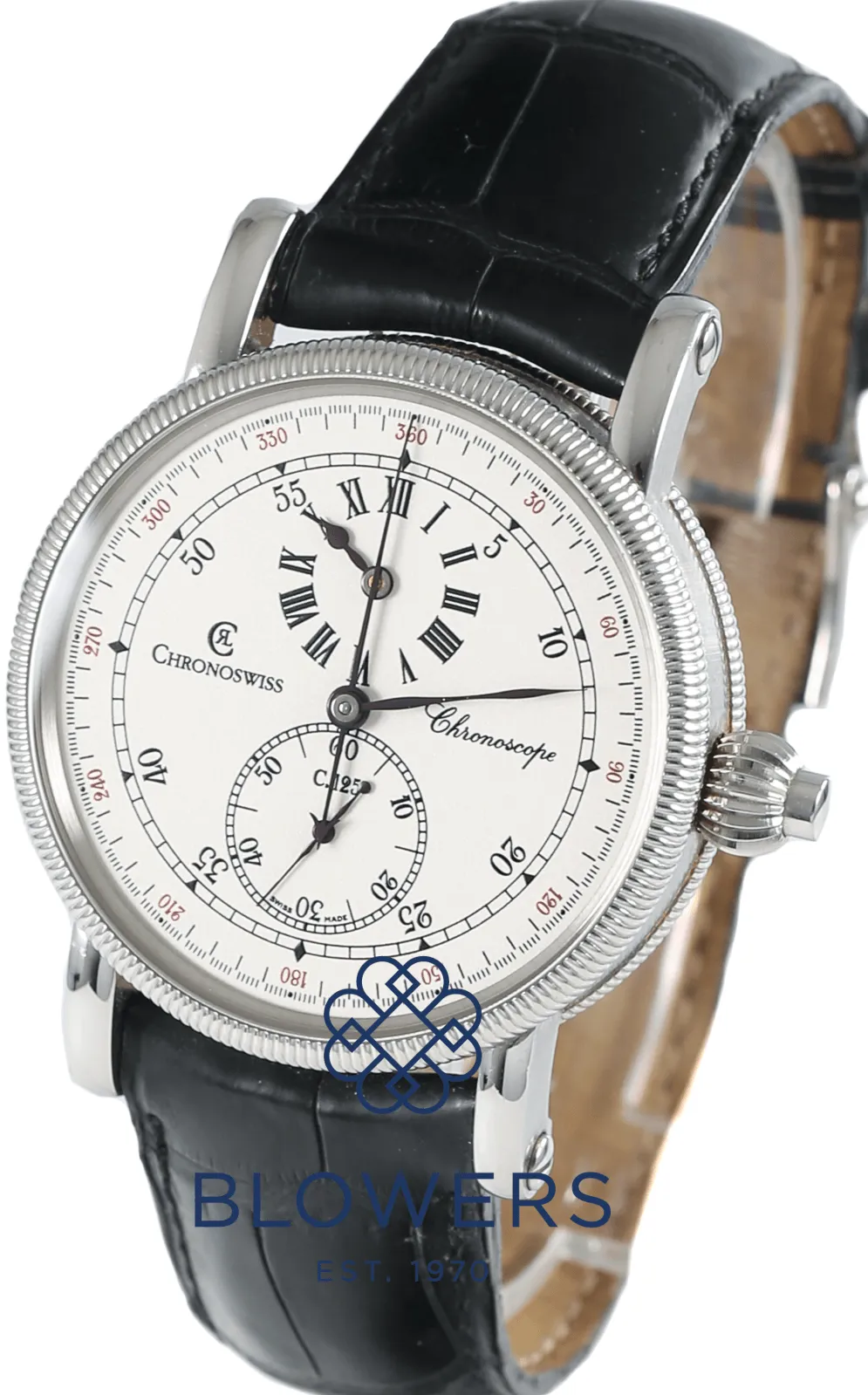 Chronoswiss Chronoscope CH 1523 38mm Stainless steel White 10