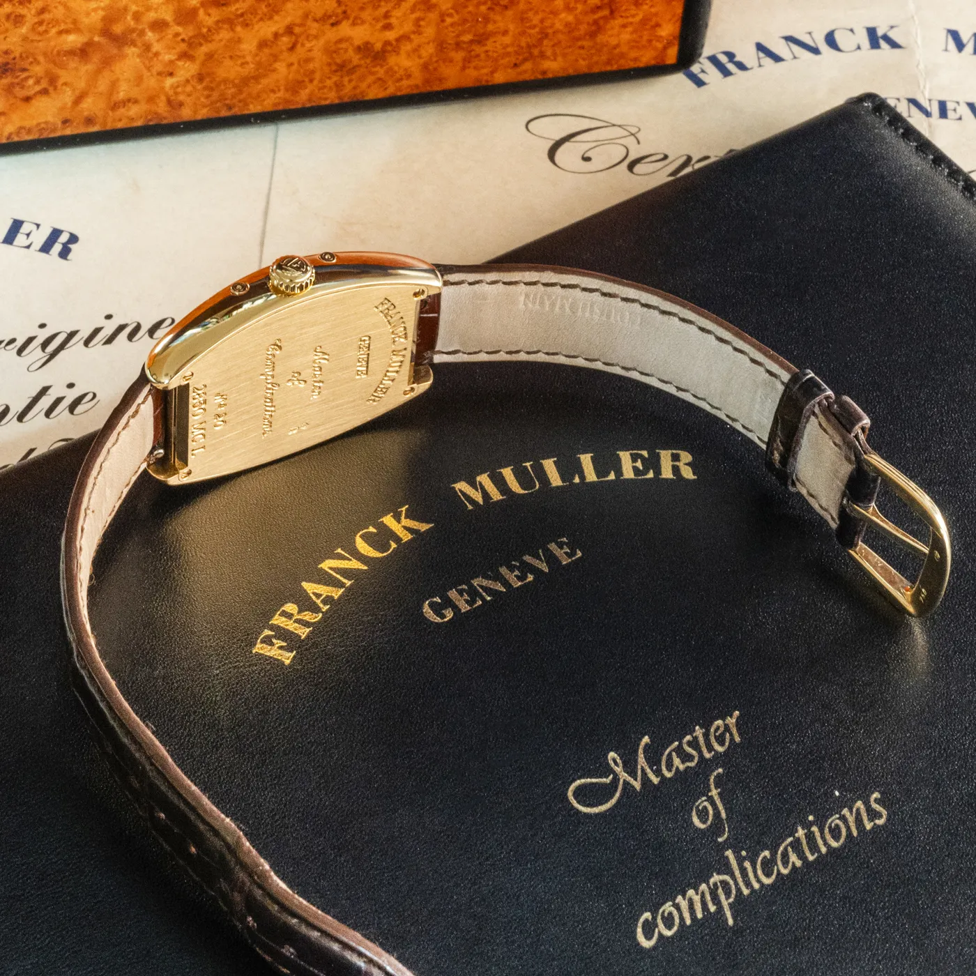 Franck Muller 2850 45mm Rose gold Guilloché 8