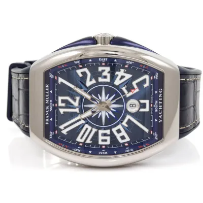 Franck Muller Vanguard V45 SC DT AC BL 43mm Stainless steel Blue 5