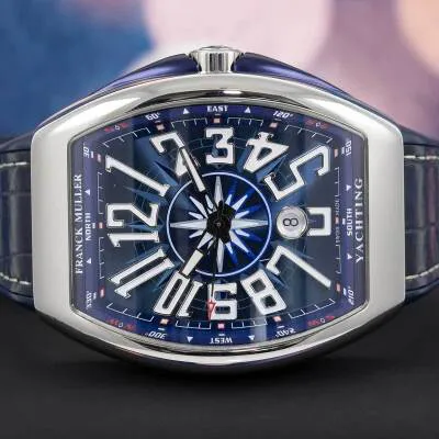 Franck Muller Vanguard V45 SC DT AC BL 43mm Stainless steel Blue 8