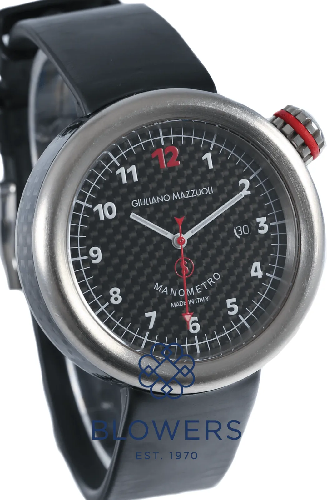 Giuliano Mazzuoli Manometro 47700TC-510FABL 44mm Titanium Black and Gray 10