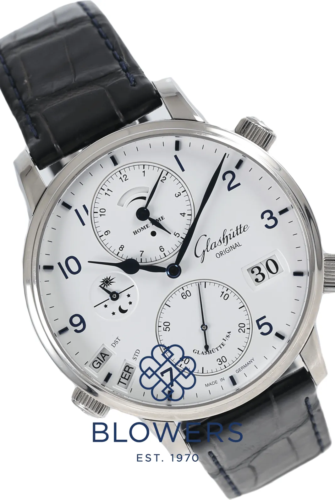 Glashütte Senator 1-89-02-03-02-30 44mm Stainless steel White 1