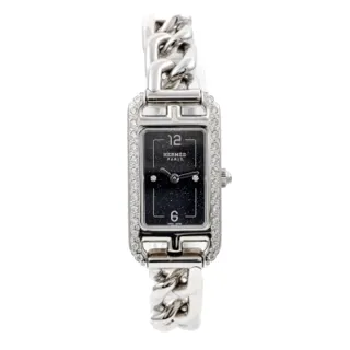 Hermès Nantucket NA2.133 Stainless steel Black