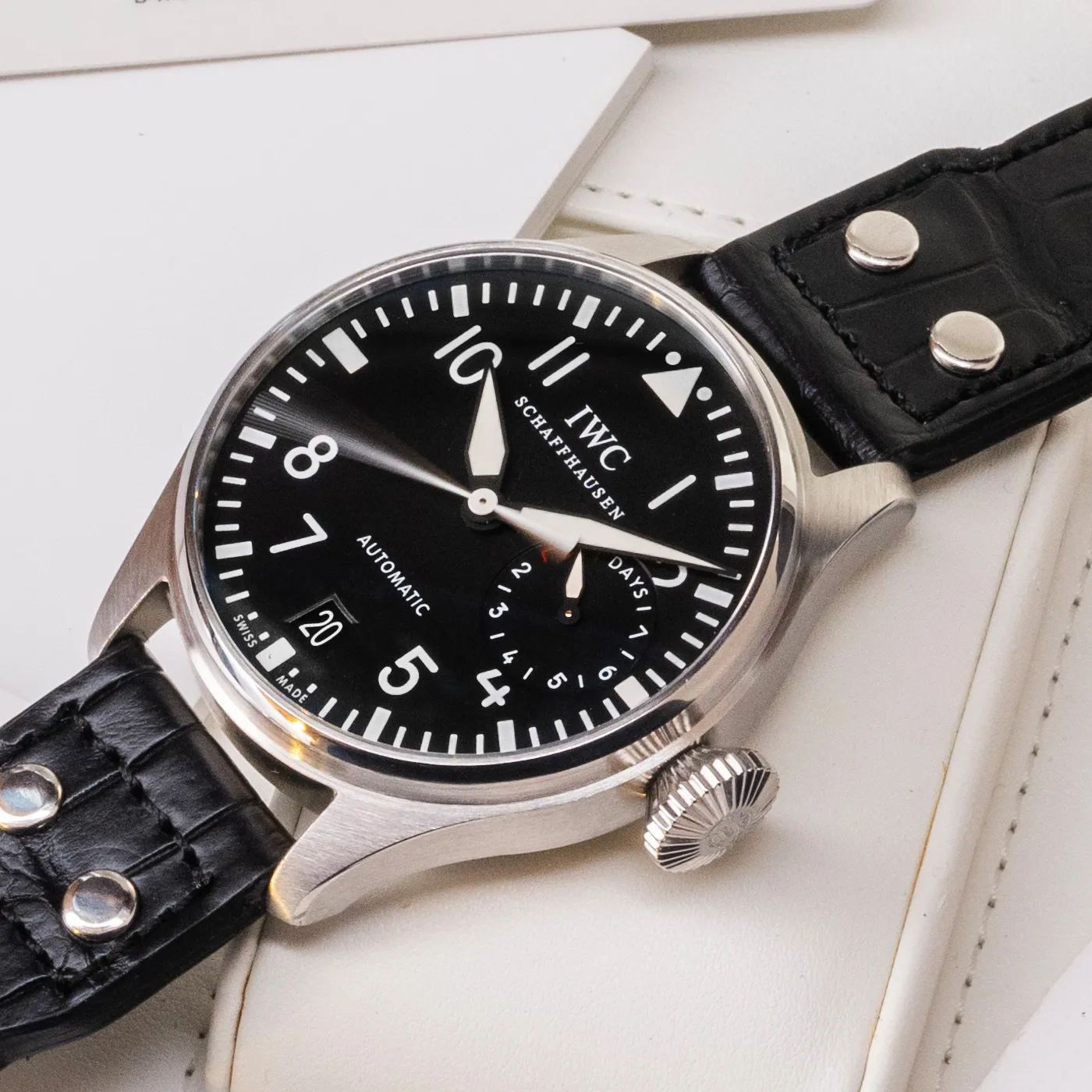 IWC Big Pilot 5002 46mm Stainless steel Black