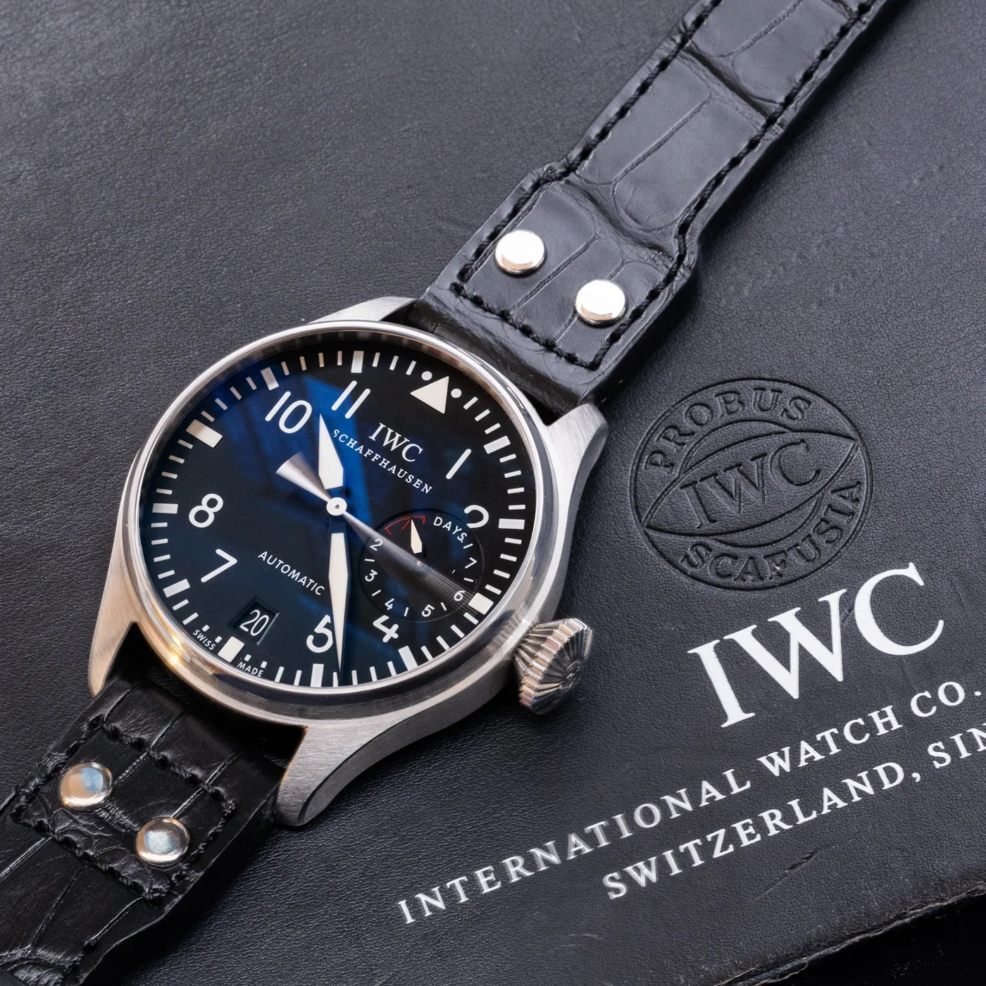 IWC Big Pilot 5002 46mm Stainless steel Black 12