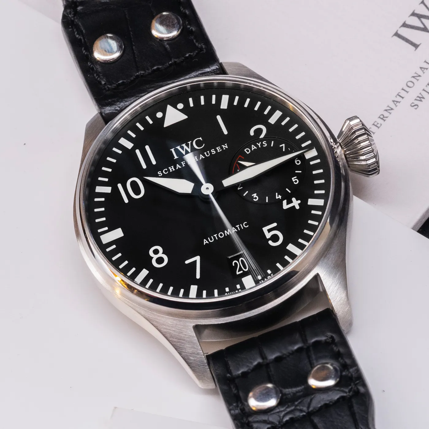 IWC Big Pilot 5002 46mm Stainless steel Black 2