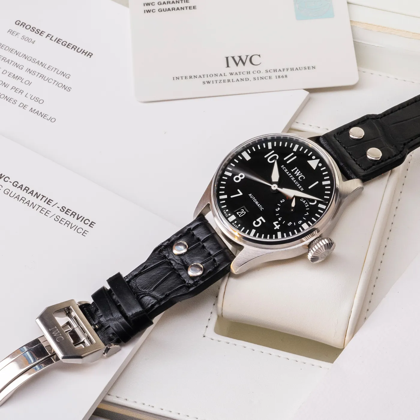 IWC Big Pilot 5002 46mm Stainless steel Black 4