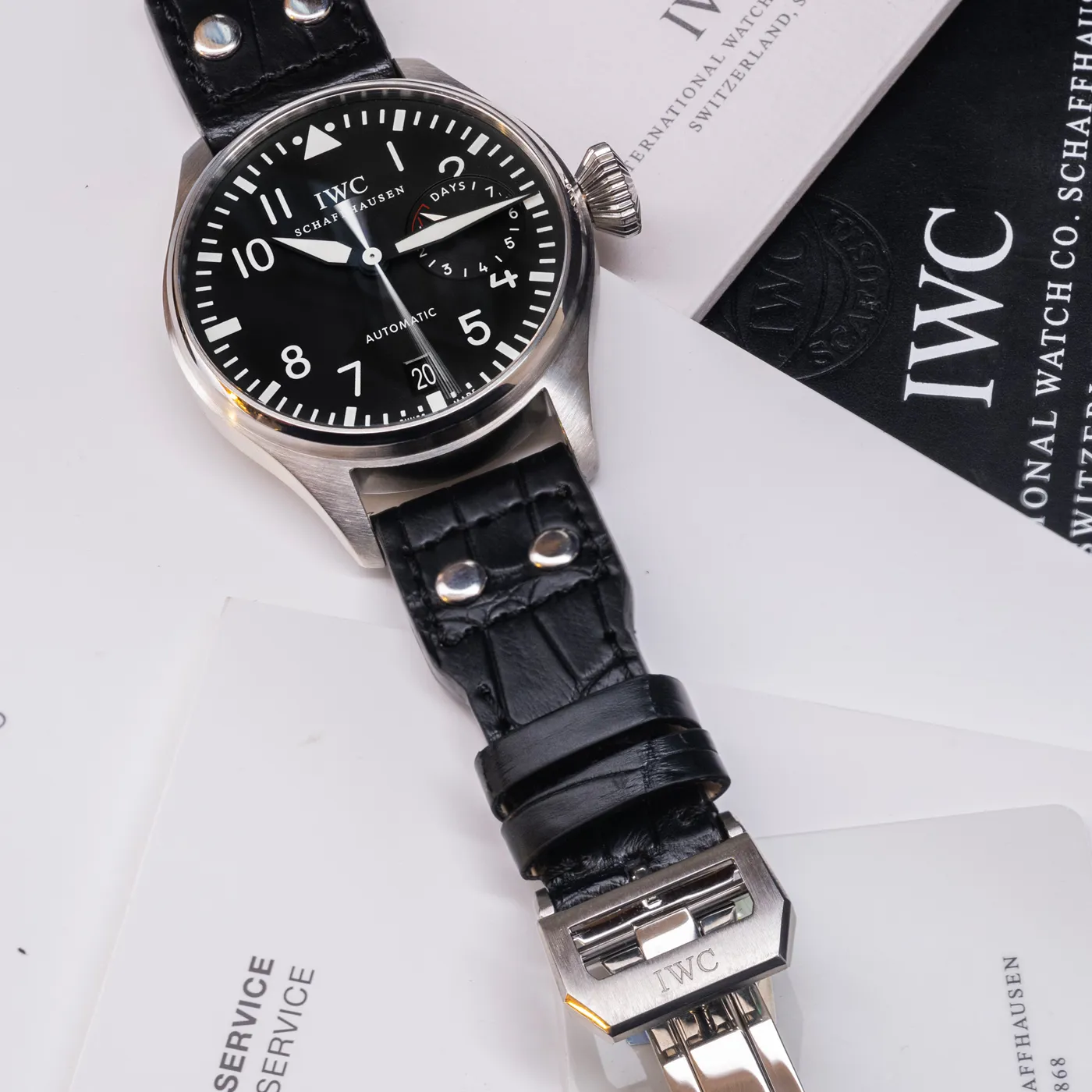 IWC Big Pilot 5002 46mm Stainless steel Black 5