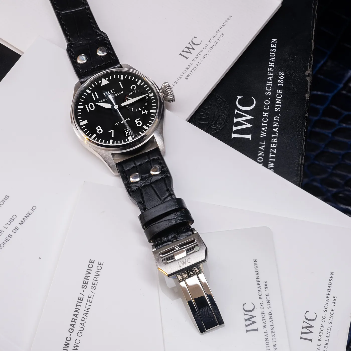 IWC Big Pilot 5002 46mm Stainless steel Black 9