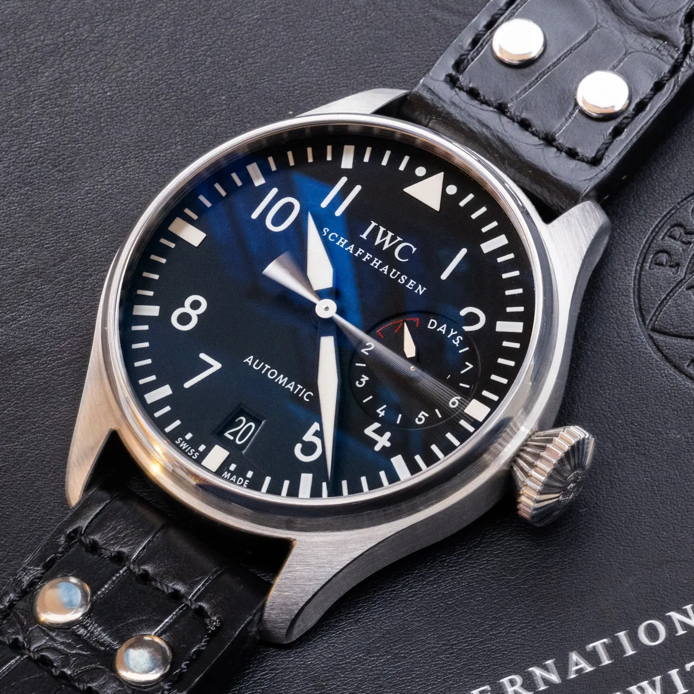 IWC Big Pilot 5002 46mm Stainless steel Black 11