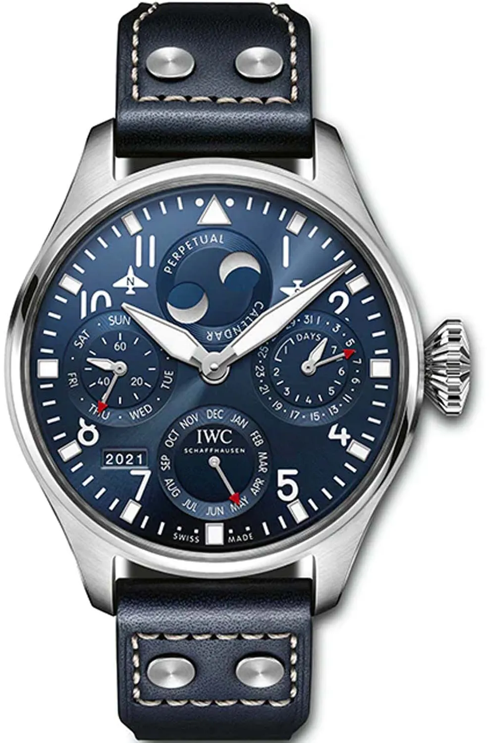IWC Big Pilot IW503605 46mm Stainless steel Blue
