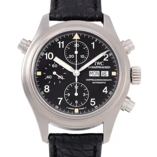 IWC Pilot IW3711 Stainless steel Black