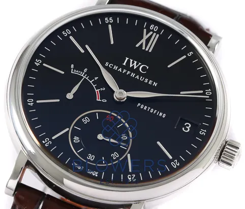 IWC Portofino Hand-Wound IW510102 45mm Stainless steel Black 4