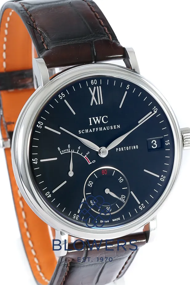 IWC Portofino Hand-Wound IW510102 45mm Stainless steel Black 10