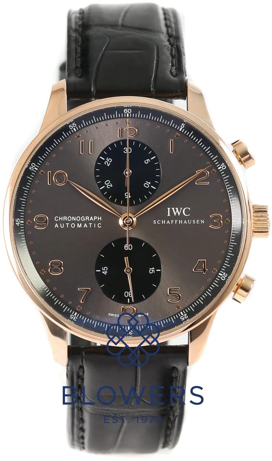 IWC Portugieser IW371482 44mm Rose gold Black