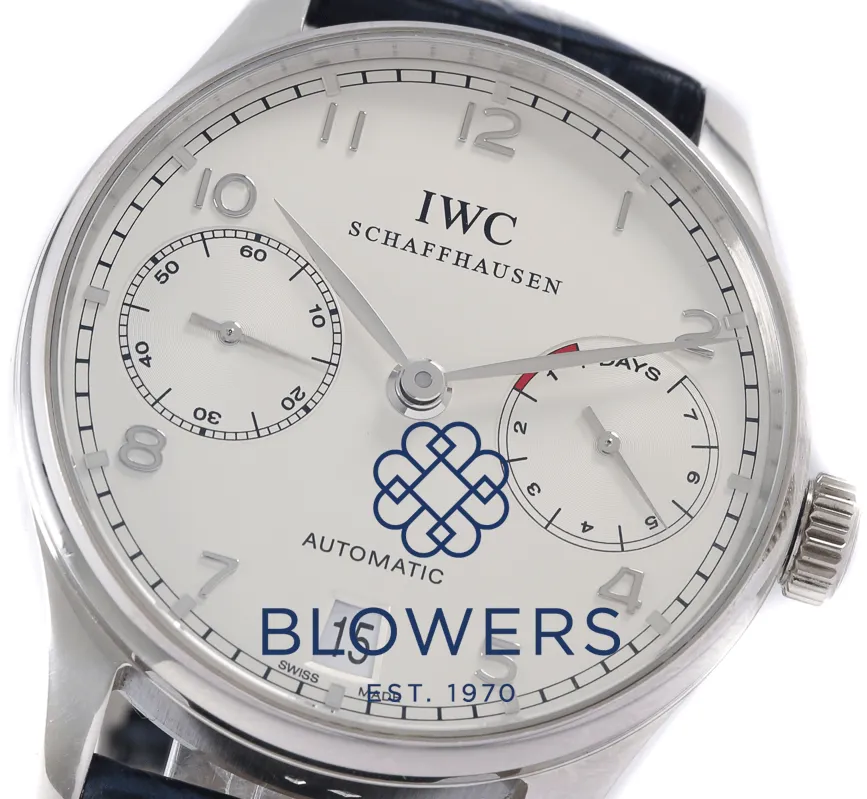 IWC Portugieser IW500104 42mm Platinum Silver 4