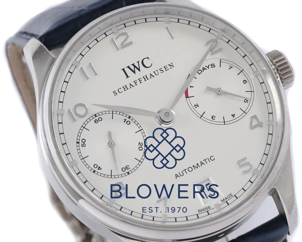 IWC Portugieser IW500104 42mm Platinum Silver 5