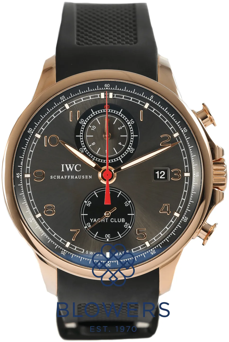 IWC Portuguese Yacht Club Chronogr IW390202 45mm Rose gold Silver