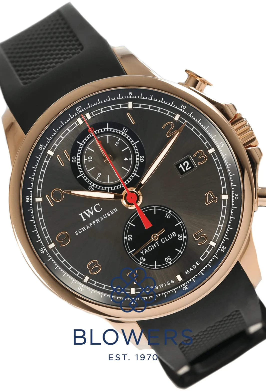 IWC Portuguese Yacht Club Chronogr IW390202 45mm Rose gold Silver 1