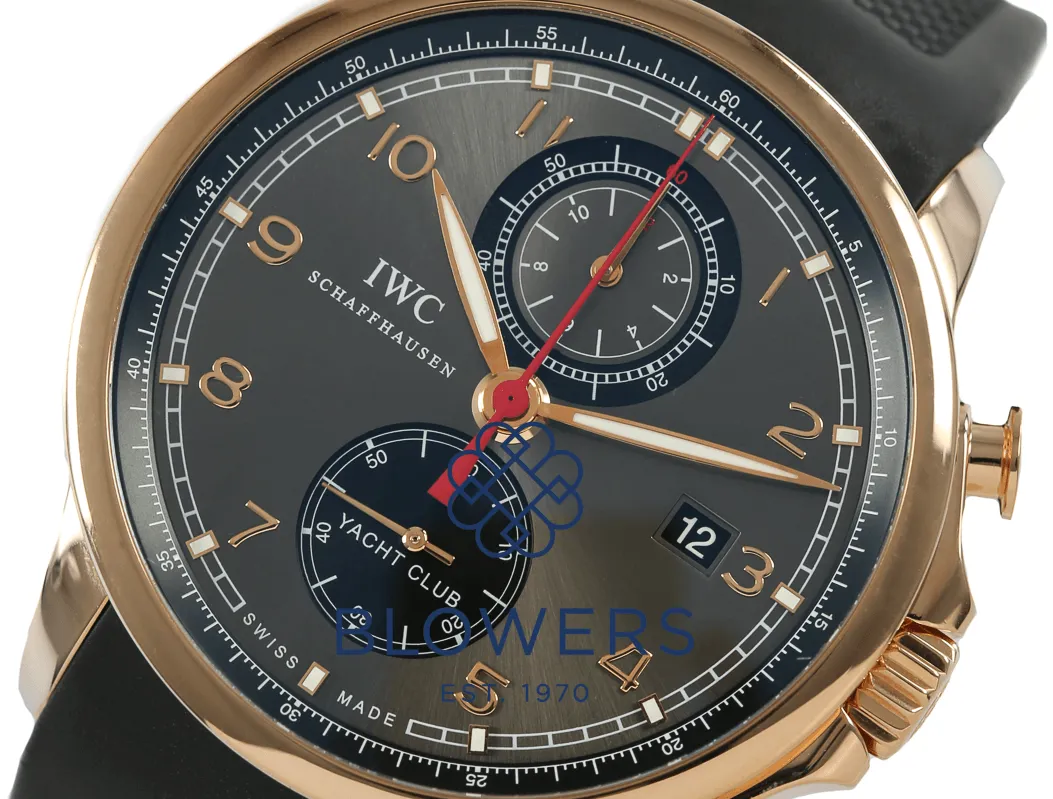 IWC Portuguese Yacht Club Chronogr IW390202 45mm Rose gold Silver 4