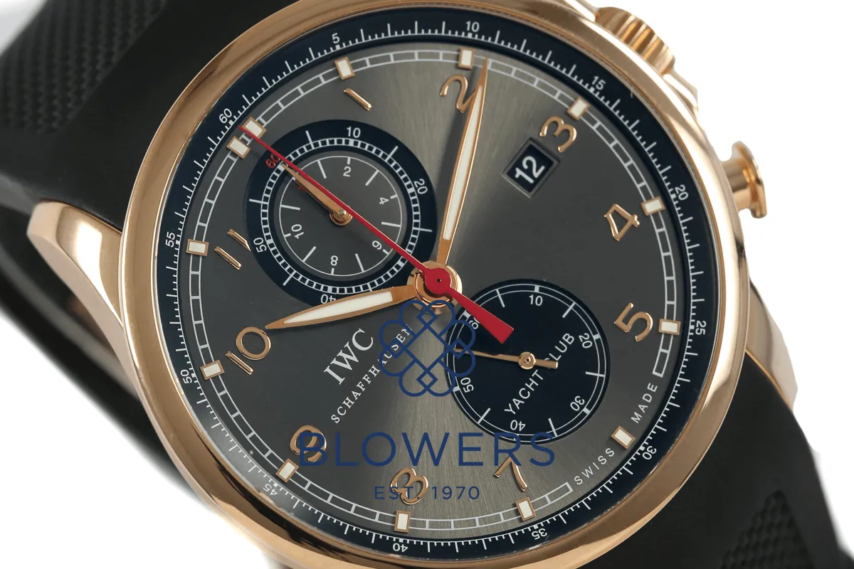 IWC Portuguese Yacht Club Chronogr IW390202 45mm Rose gold Silver 5