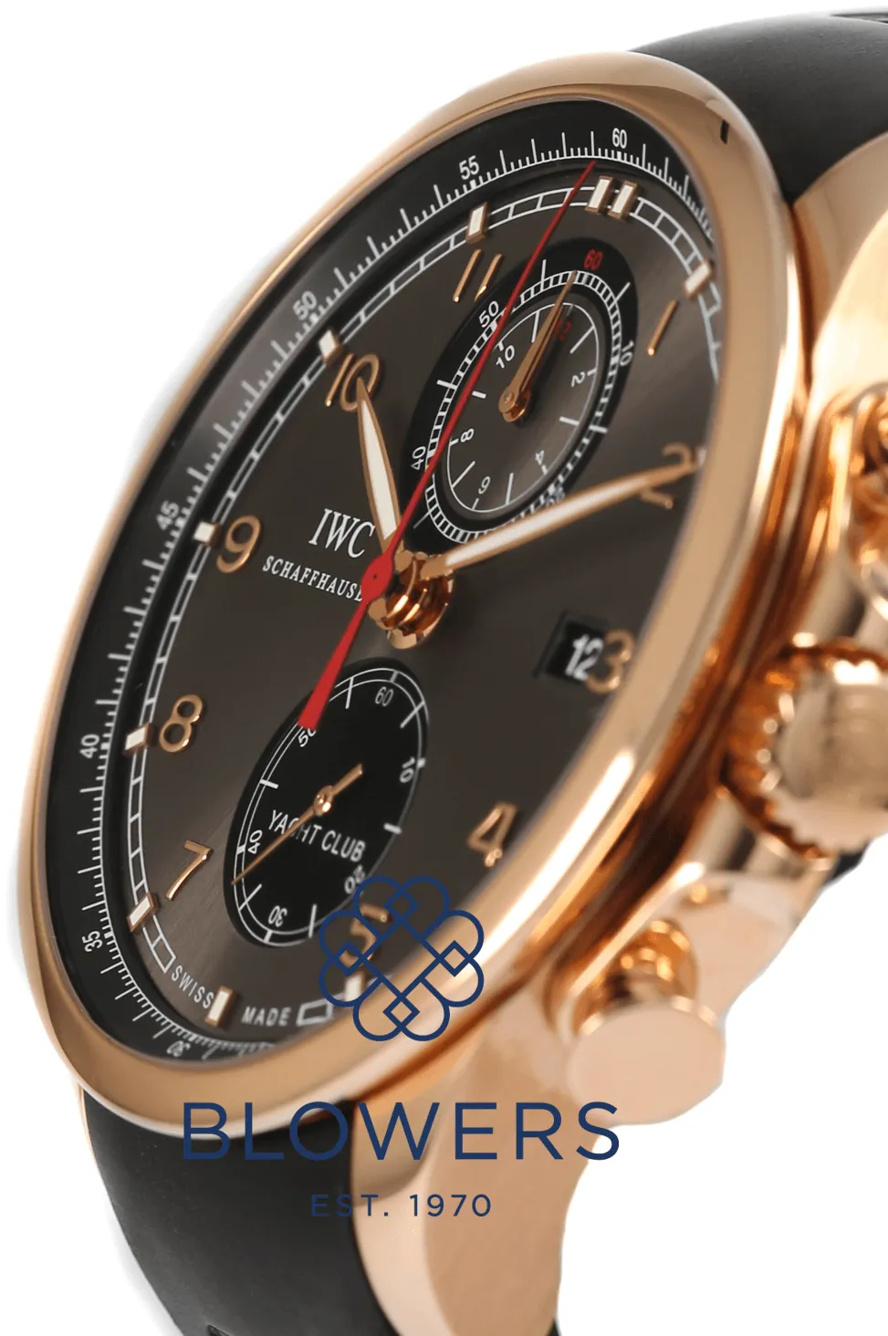 IWC Portuguese Yacht Club Chronogr IW390202 45mm Rose gold Silver 8