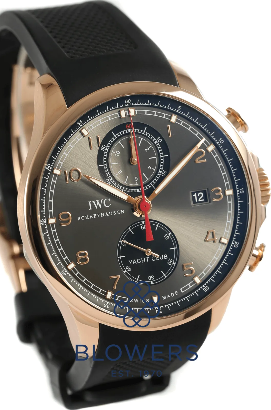 IWC Portuguese Yacht Club Chronogr IW390202 45mm Rose gold Silver 10