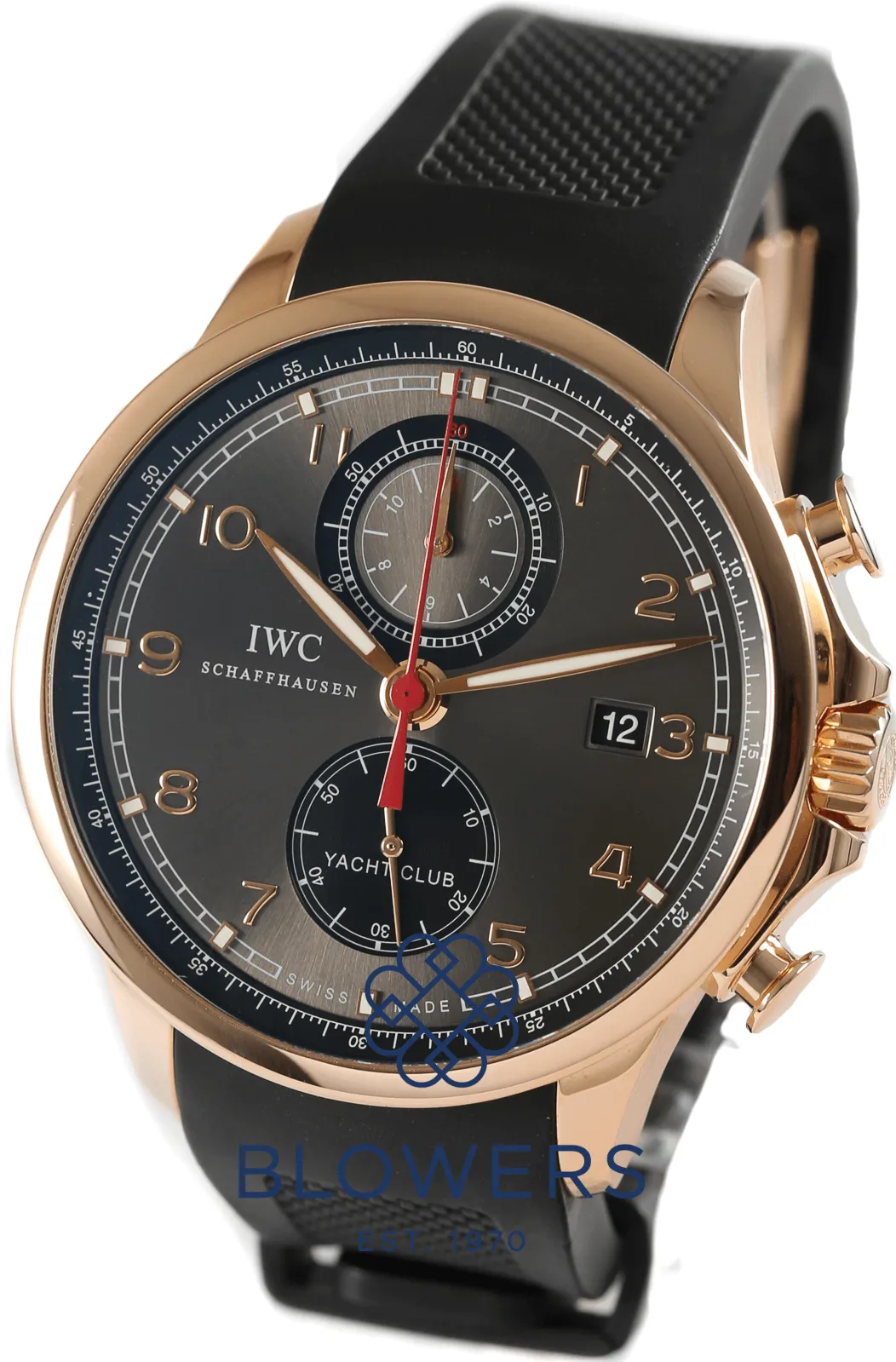 IWC Portuguese Yacht Club Chronogr IW390202 45mm Rose gold Silver 11